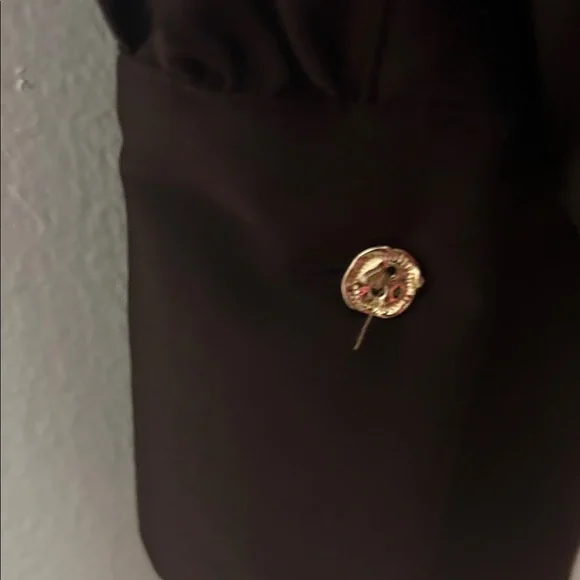 Zara satin Effect cape Sleeve Blouse - Picture 4 of 4